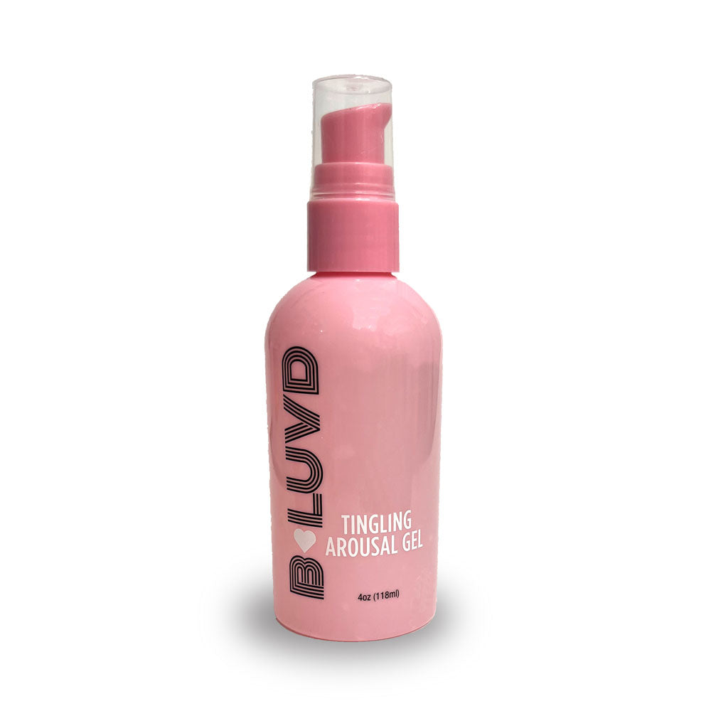 B-LUVD Tingling Arousal Gel - Water Based Unisex Arousal Gel Lubricant