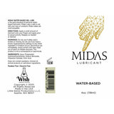 Midas Water Based Lube - Water Based Lubricant - 118 ml Bottle - Image 2