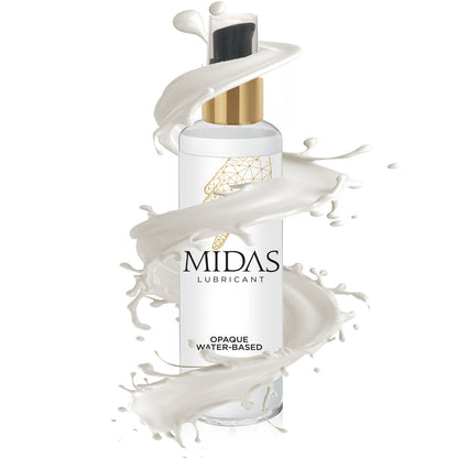 Midas Opaque Water Based Lubricant - 118 ml - Water Based Cum Lube