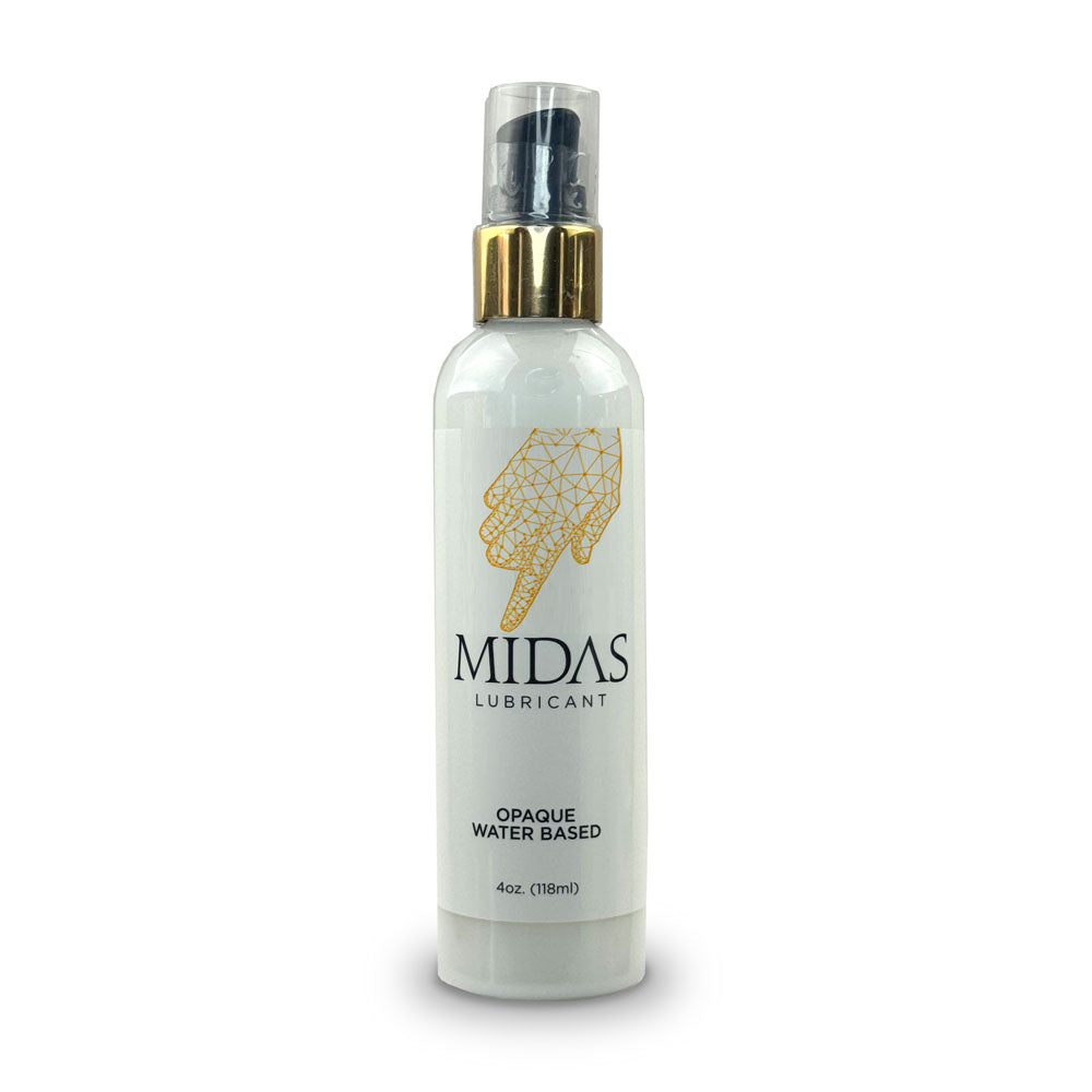 Midas Opaque Water Based Lubricant - 118 ml - Water Based Cum Lube
