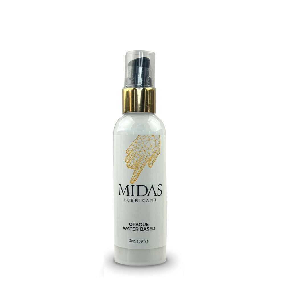Midas Opaque Water Based Lubricant - 59 ml - Water Based Cum Lube