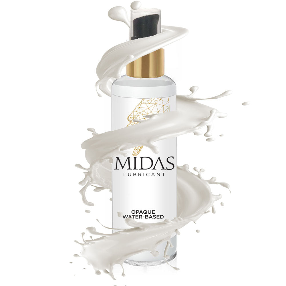 Midas Opaque Water Based Lubricant - 59 ml - Water Based Cum Lube