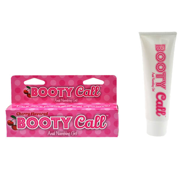 Booty Cal - Cherry - Cherry Flavoured Anal Numbing Gel - 44 ml (1.5 oz) Tube - Image 1