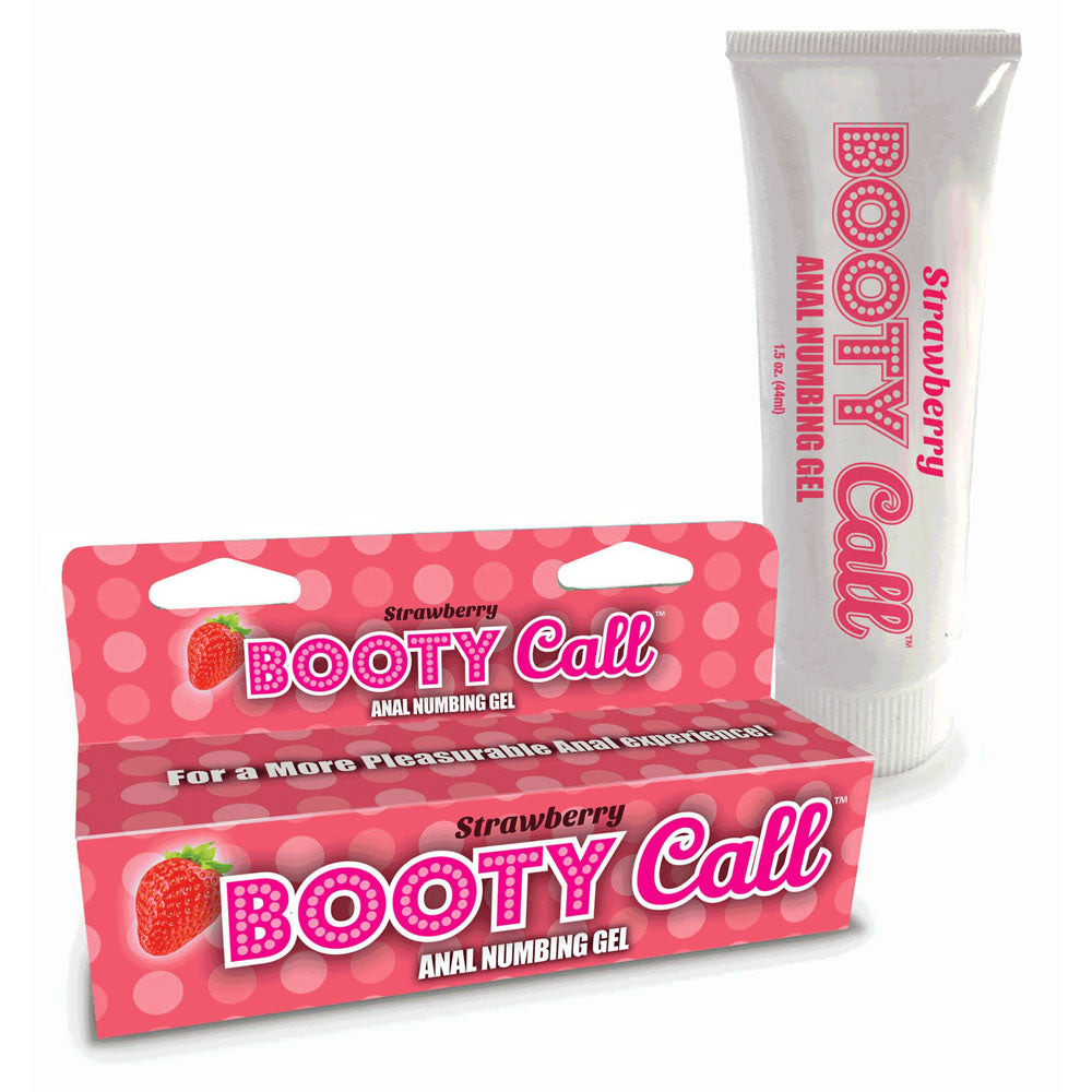 Booty Call Anal Numbing Gel - Strawberry Flavoured Anal Numbing Gel