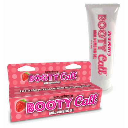 Booty Call Anal Numbing Gel - Strawberry Flavoured Anal Numbing Gel