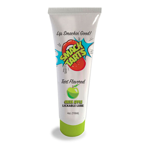 Smack Tarts - Sour Green Apple - Sour Green Apple Flavoured Lubricant - 120 ml Tube - Image 1