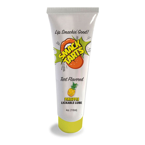 Smack Tarts - Sour Pineapple - Sour Pineapple Flavoured Lubricant - 120 ml Tube - Image 1