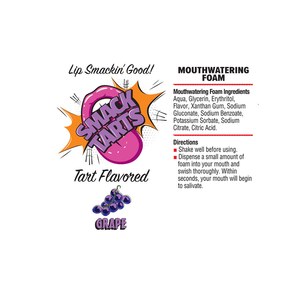 Smack Tarts Mouthwatering Foam - Grape - Sour Grape Flavoured - 80