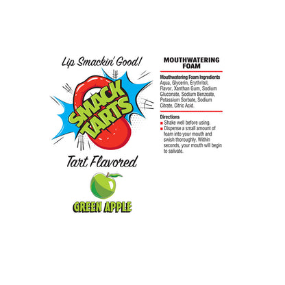 Smack Tarts Mouthwatering Foam - Green Apple - Sour Green Apple
