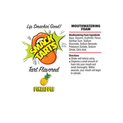 Smack Tarts Mouthwatering Foam - Pineapple - Sour Pineapple Flavoured