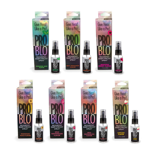 ProBlo Deep Throat Spray - Peach Flavoured Deep Throat Spray - 30 ml