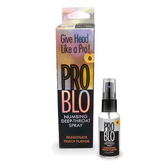 ProBlo Deep Throat Spray - Peach Flavoured Deep Throat Spray - 30 ml