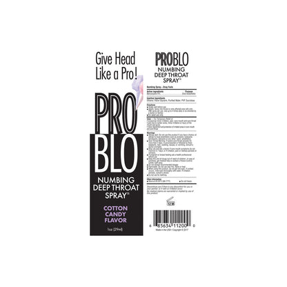 ProBlo Deep Throat Spray - Cotton Candy Flavoured Deep Throat Spray
