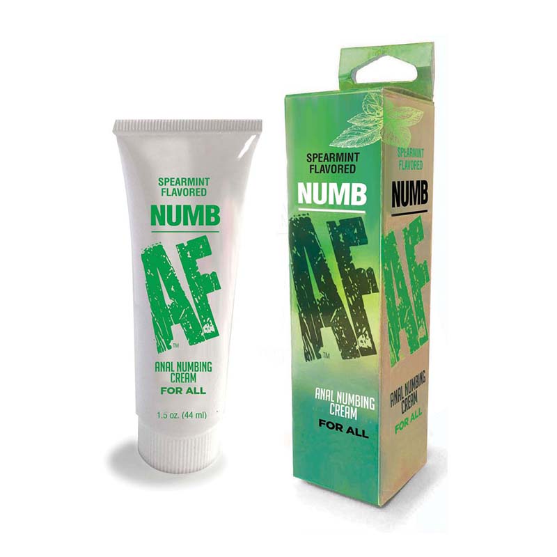 Numb AF - Mint - Mint Flavoured Anal Numbing Cream - 44 ml Tube - Image 1