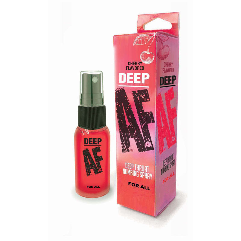 Deep AF - Cherry - Cherry Flavoured Deep Throat Spray - 29 ml - Image 1