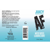 Juicy AF Water Based Lubricant - 59 ml - Water Based Lubricant - 59 ml Bottle - Image 2