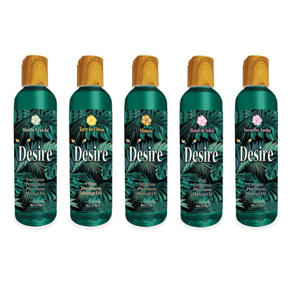 Desire Pheromone Massage Oil - Eucalyptus & Peppermint Scented