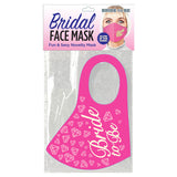 Bridal Face Mask - Bride To Be - Glow Pink Novelty Mask - Image 2