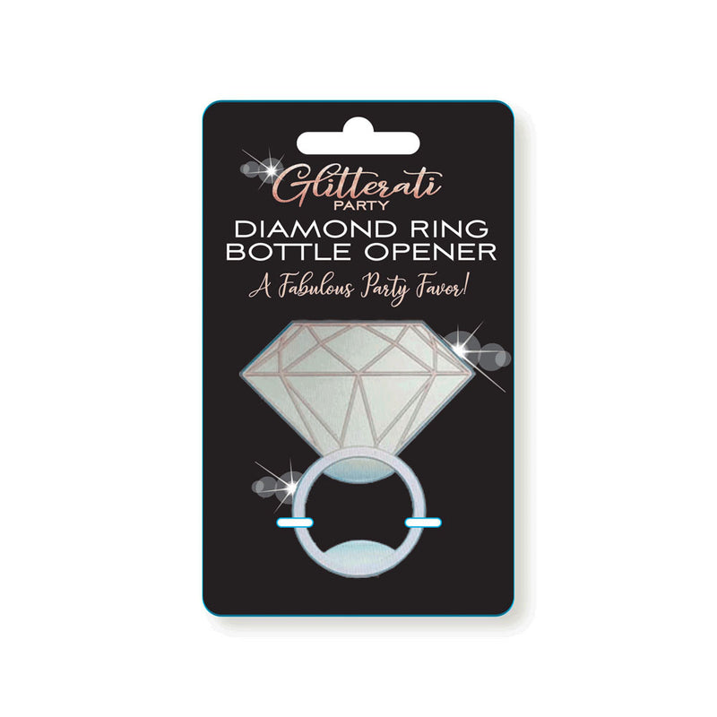 Glitterati Diamond Ring Bottle Opener - Novelty Bottle Opener