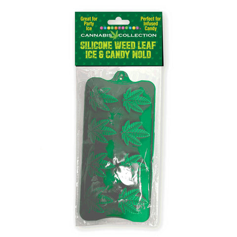 Cannabis Silicone Weed Leaf Ice Mould - Makes 8 Ice Leaves - Image 1