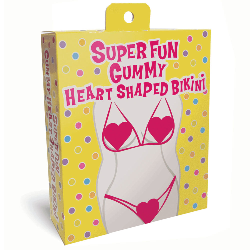 Super Fun Gummy Heart Shaped Bikini - Novelty Edible Underwear - Image 1