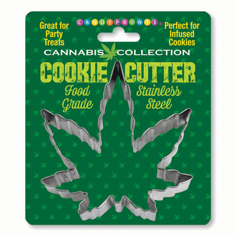 Cannabis Cookie Cutter - Metal Cookie Cutter - Image 1