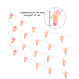 Glitterati - Penis Party String Lights - Light Up Party Decoration - 4.2 metre Length - Image 3