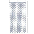Glitterati - Penis Party Disco Metallic Curtains - Party Doorway Decoration - Set of 2
