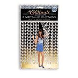 Glitterati - Penis Party Disco Metallic Curtains - Party Doorway Decoration - Set of 2 - Image 1