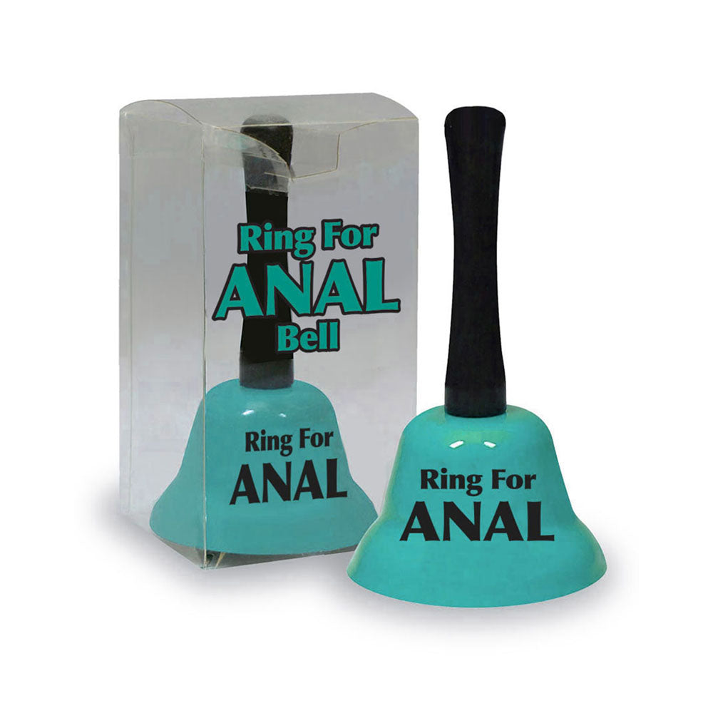 Ring For Anal Bell - Teal Novelty Bell - Image 1