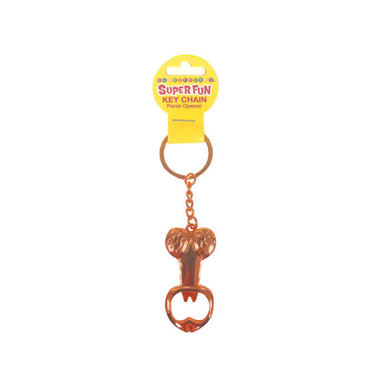 Super Fun Key Chain - Penis Bottle Opener - Novelty Key Chain