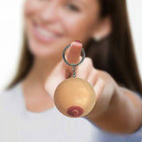 Super Fun Key Chain - Squishy Boob - Novelty Keychain - Image 2