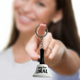 Super Fun Key Chain - Ring For Oral - Novelty Bell Keychain - Image 2