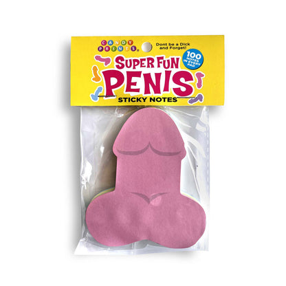 Super Fun Penis Sticky Notes - Multi Coloured Novelty Sticky Notes