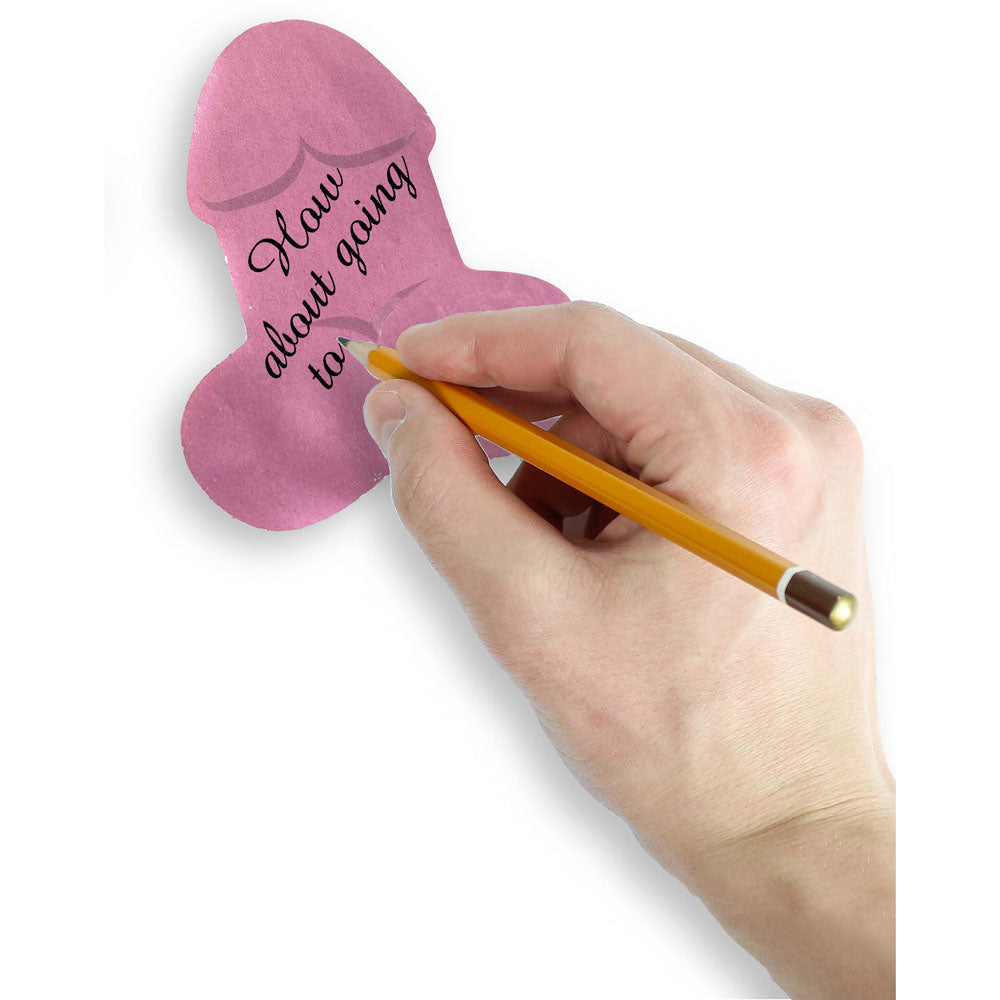 Super Fun Penis Sticky Notes - Multi Coloured Novelty Sticky Notes