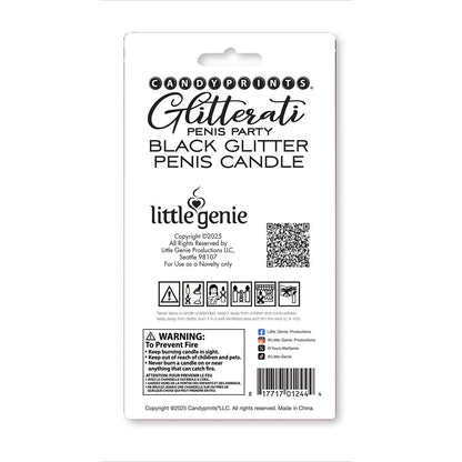 Glitterati Glitter Penis Candle 10 cm Penis Party Candle