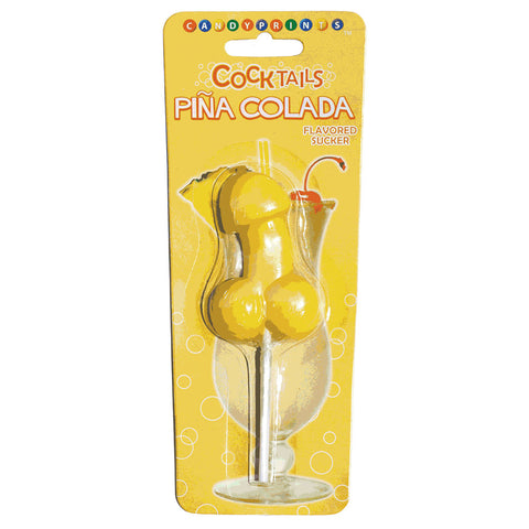 Cocktail Suckers - Pina Colada - Pina Colada Flavoured Dicky Lollypop - Image 1