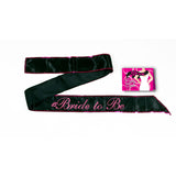 Bride-To-Be Sash - Black Hens Party Sash - Image 2