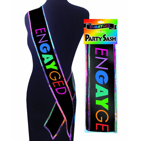 EnGAYged Sash - Novelty Sash - Image 1