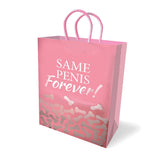 Same Penis Forever Gift Bag - Novelty Gift Bag - Image 1