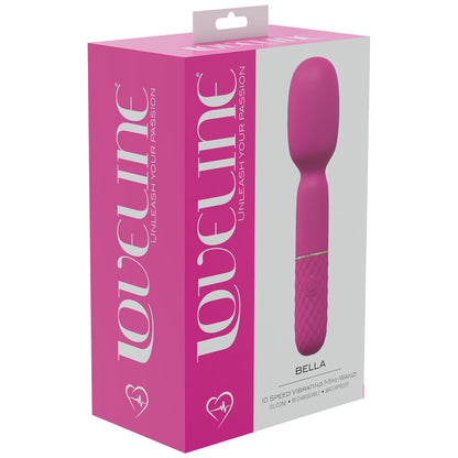 LOVELINE Bella - Pink 14 cm USB Rechargeable Massage Wand