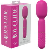 LOVELINE Bella - Pink - Pink 14 cm USB Rechargeable Massage Wand - Image 1
