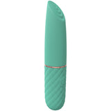 LOVELINE Beso - Green - Green 10.6 cm USB Rechargeable Mini Lipstick Vibrator - Image 2