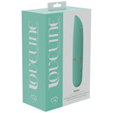 LOVELINE Beso - Green - Green 10.6 cm USB Rechargeable Mini Lipstick Vibrator - Image 4