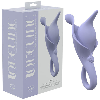LOVELINE Lily USB Rechargeable Stimulator - Lavender