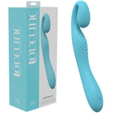 LOVELINE Obsession - Blue - Blue 18.4 cm USB Rechargeable Vibrator - Image 1