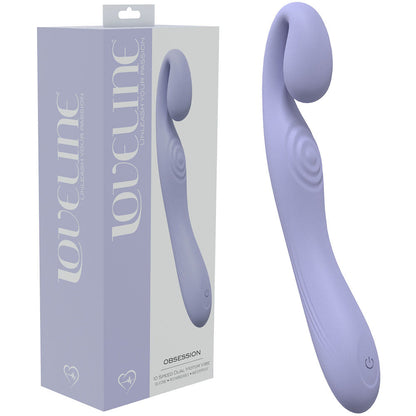 LOVELINE Obsession 18.4 cm USB Rechargeable Vibrator - Lavender