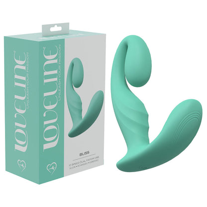 LOVELINE Bliss 11.5 cm USB Rechargeable Vibrator - Green
