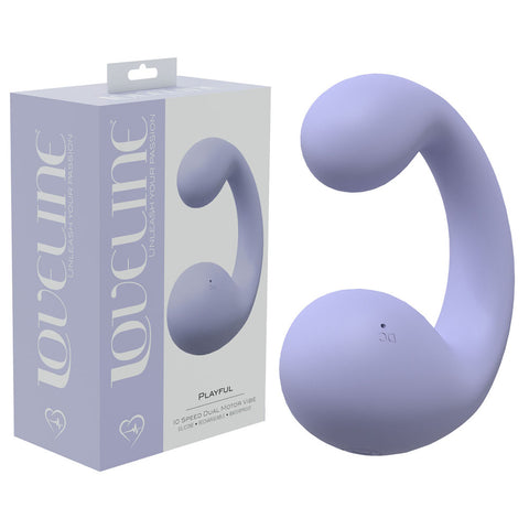 LOVELINE Playful - Lavender - Lavender 8.5 cm Dual Vibrator - Image 1