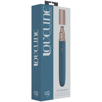 LOVELINE The Traveler 17.6 cm Vibrator with Lube Applicator